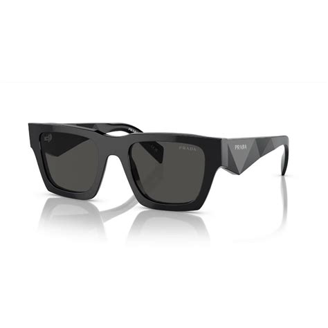 prada pr a06s 16k08z 50/21|Prada™ PR A06S 16K08Z 50 Black Sunglasses .